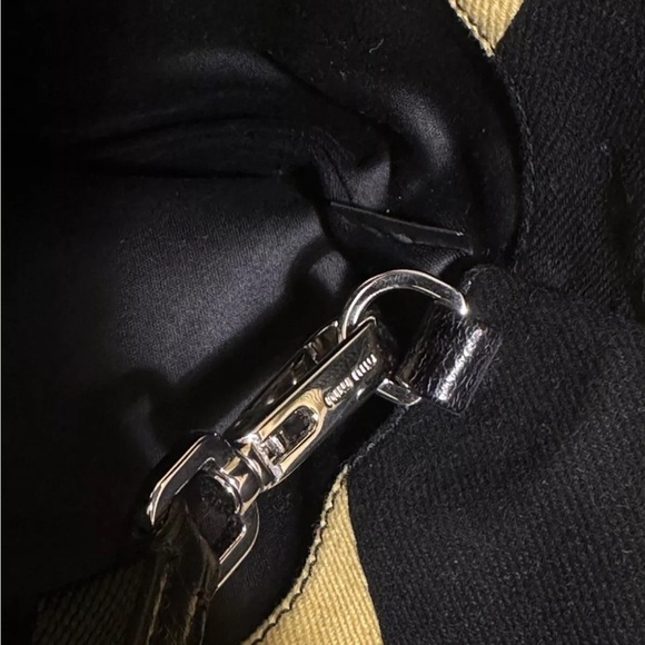 Club Miu Miu yellow stripe canvas tote - Picture 10 of 10